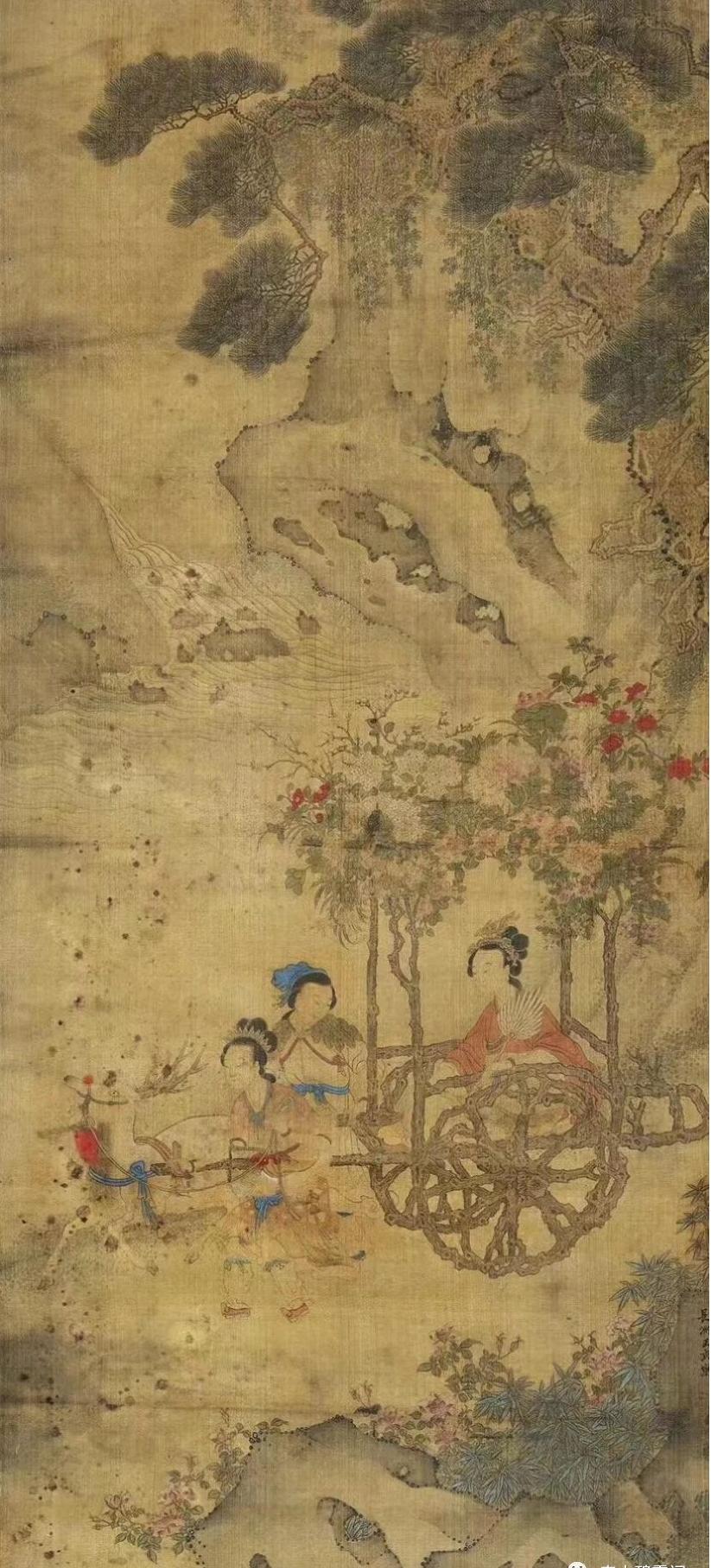 明·王式《花神出巡图》